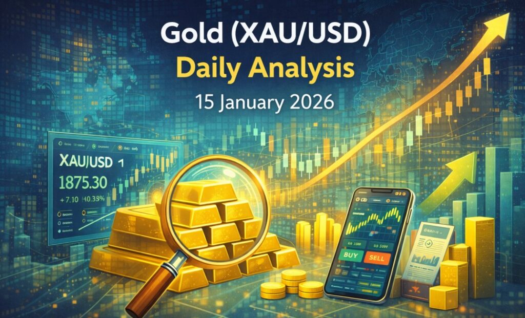 Gold (XAU/USD) Daily Analysis – 15 January 2026