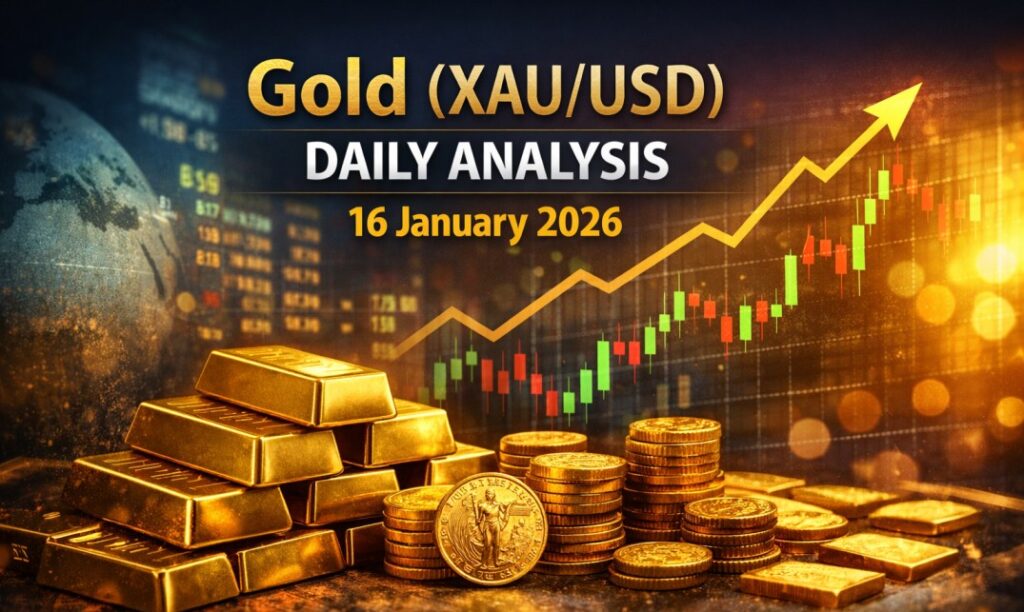 Gold (XAUUSD) Daily Analysis – 16 January 2026